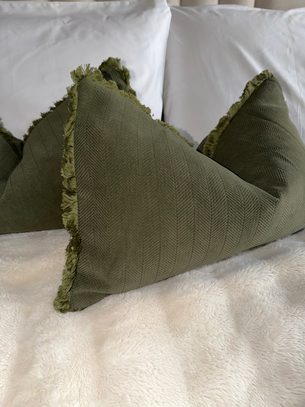 Cottesmore Fringe Olive Green