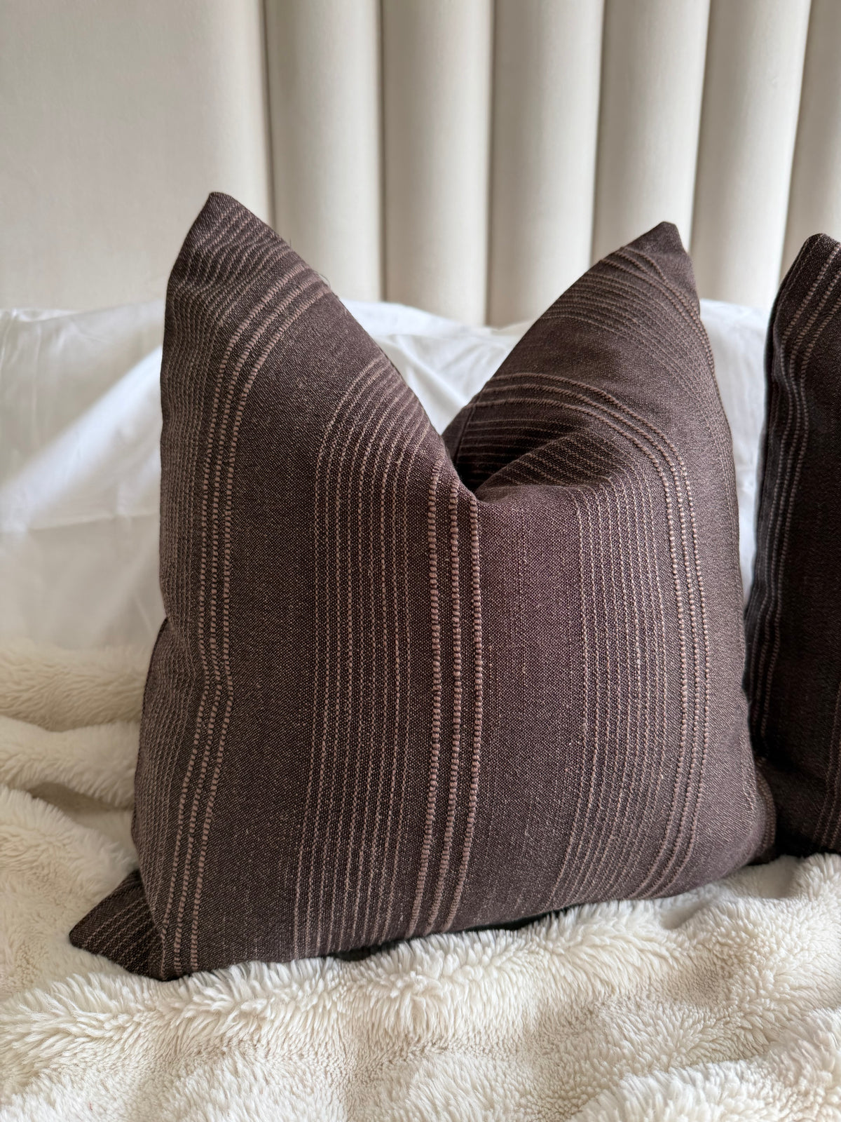 Chocolate Brown Striped