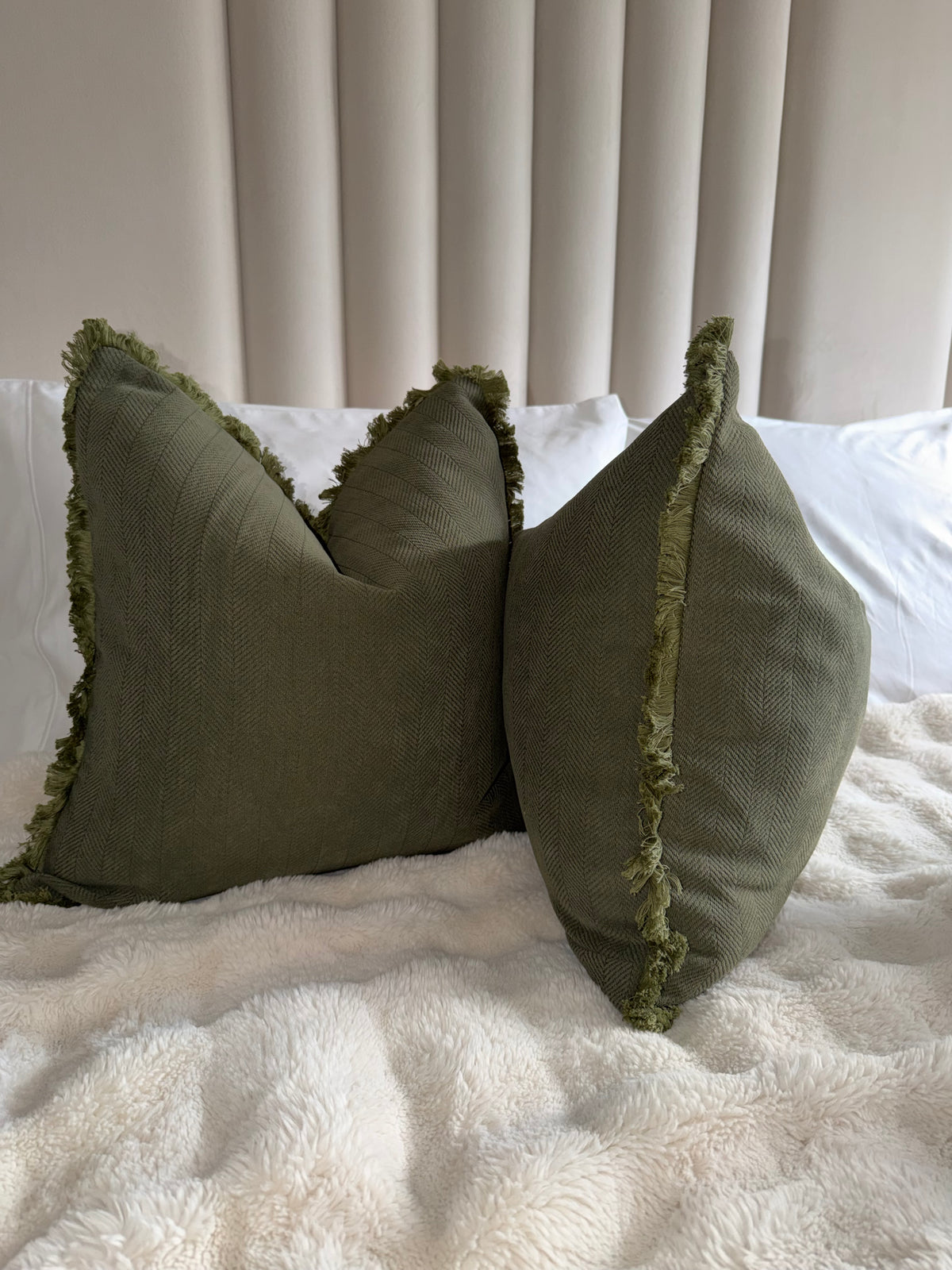 Cottesmore Fringe Olive Green