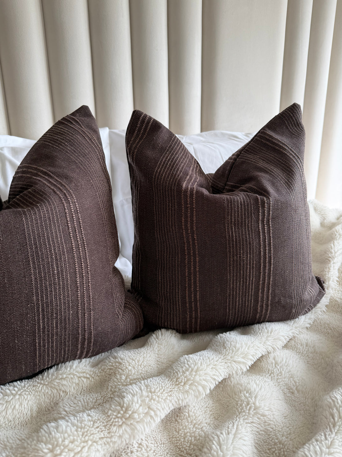 Chocolate Brown Striped