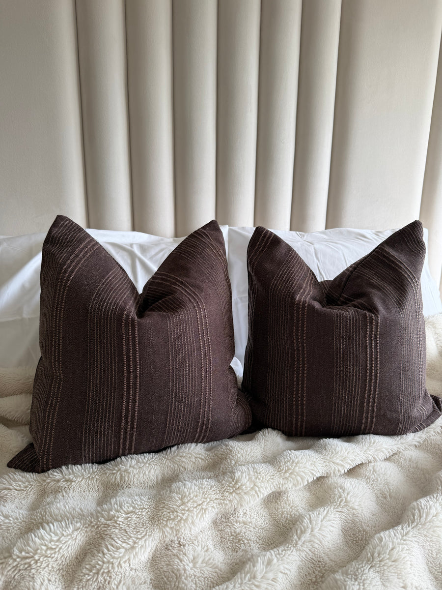 Chocolate Brown Striped