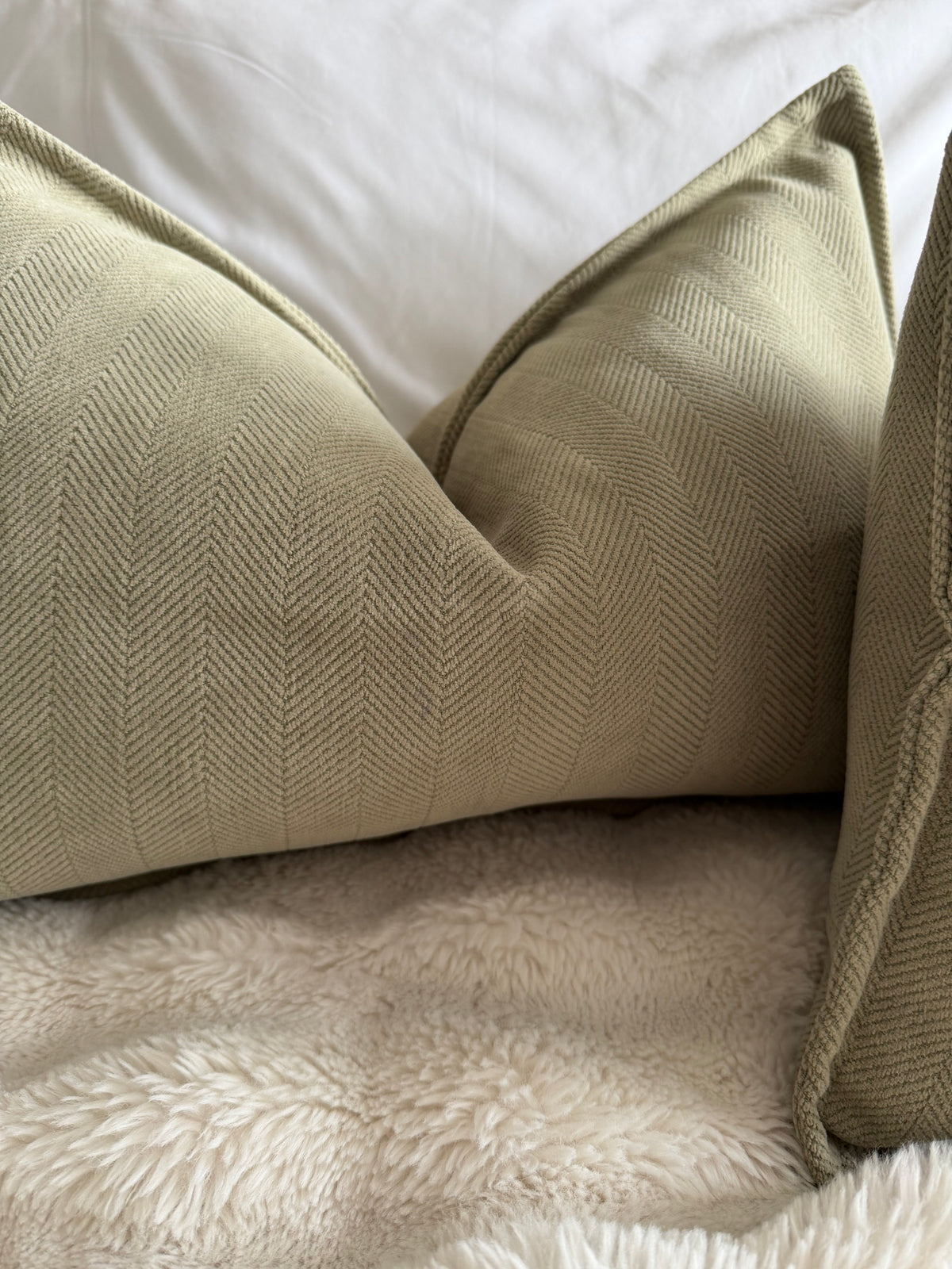 Cottesmore Herringbone Sage Green