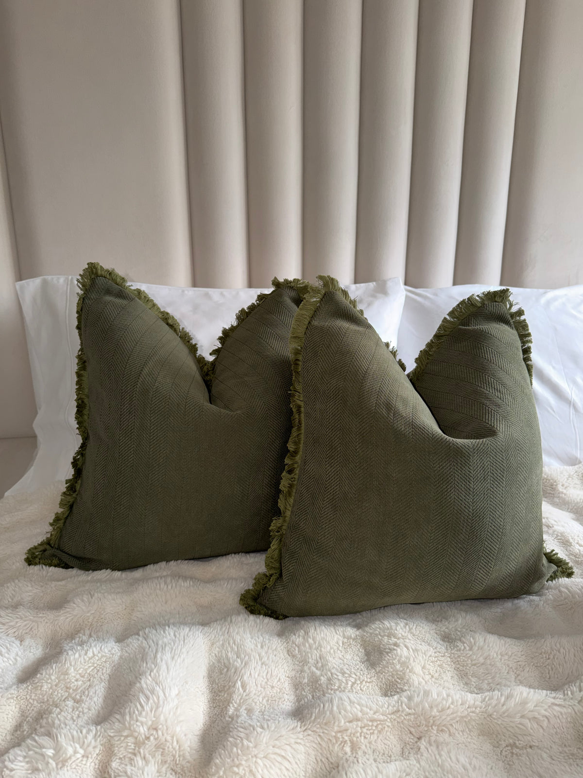 Cottesmore Fringe Olive Green
