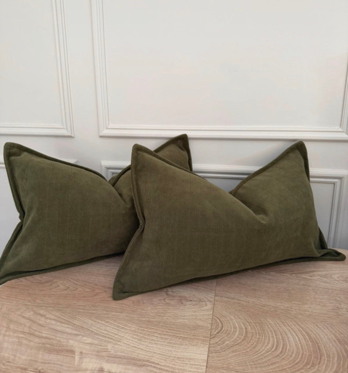 Cottesmore Herringbone Dark Olive Green