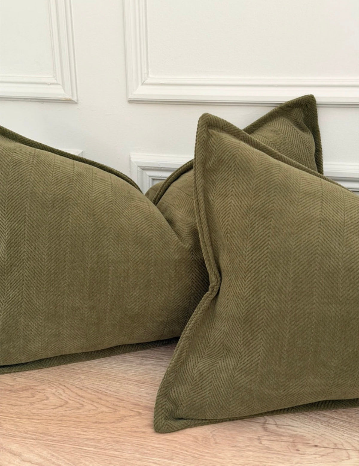 Cottesmore Herringbone Dark Olive Green