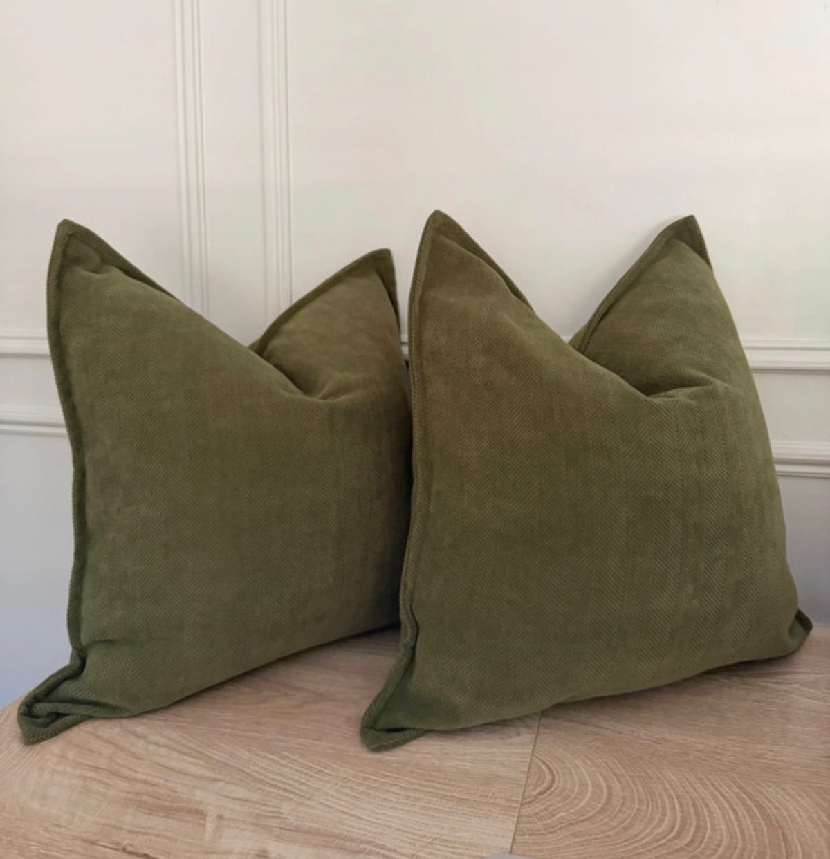 Cottesmore Herringbone Dark Olive Green