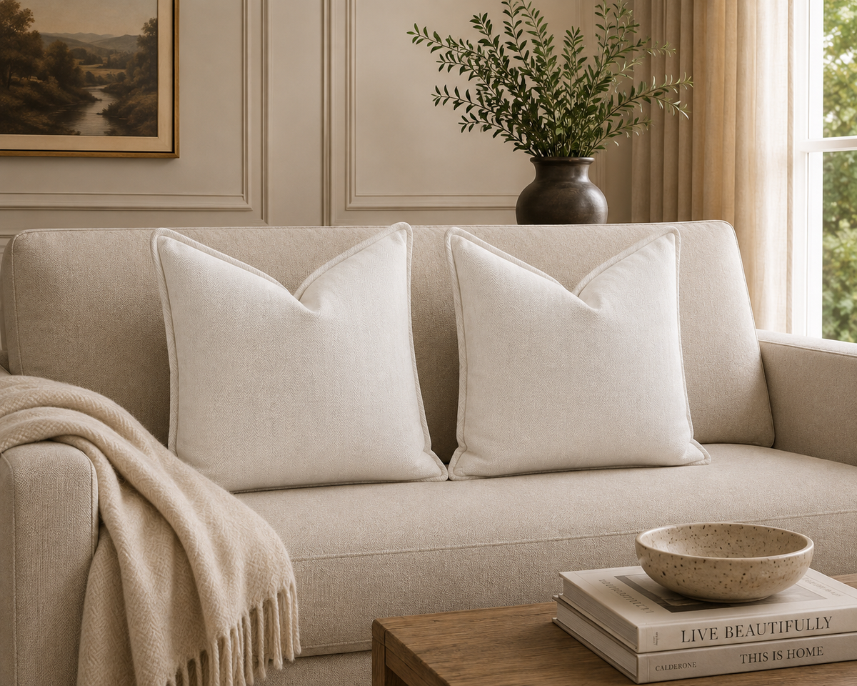 Cottesmore Herringbone Ivory