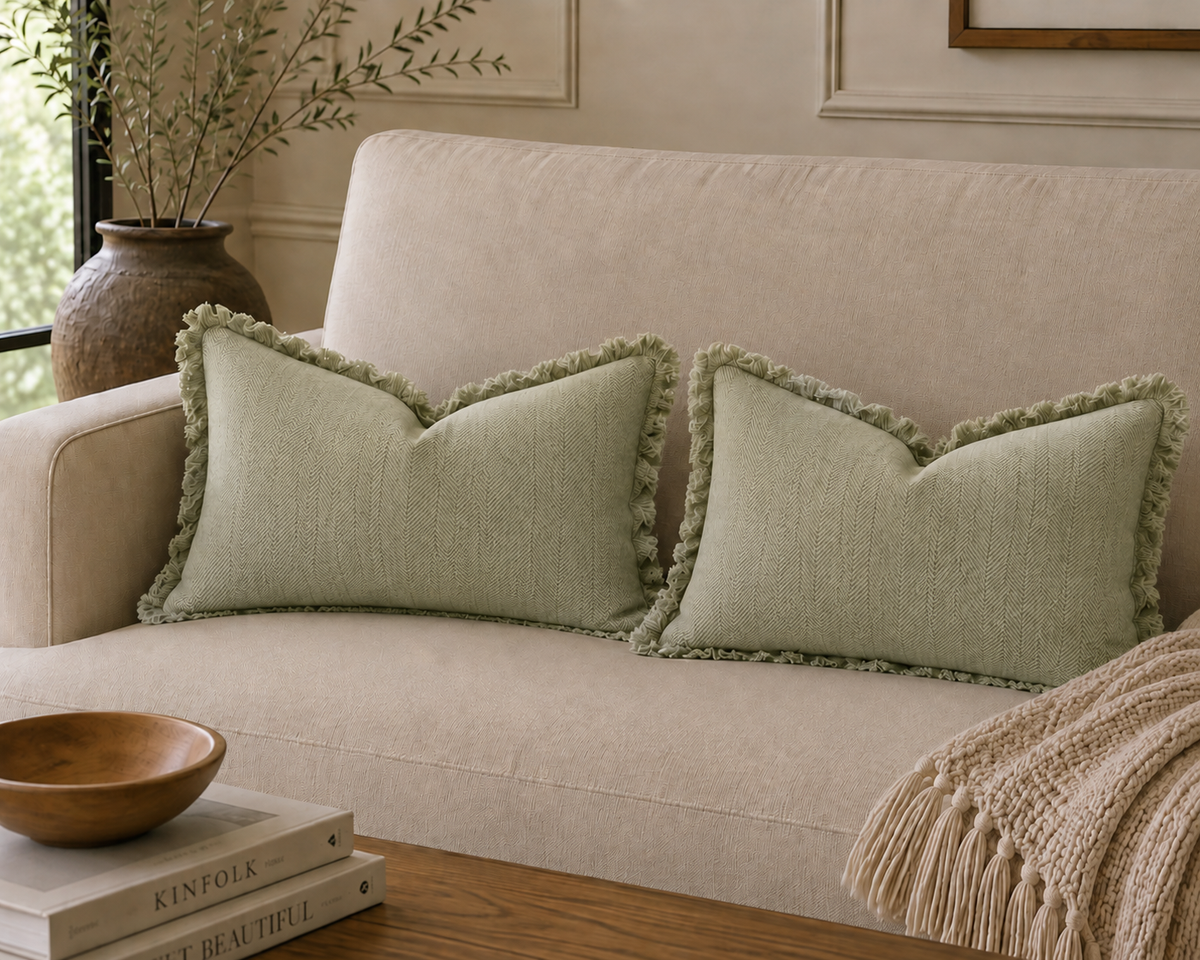 Cottesmore Fringe Sage Green
