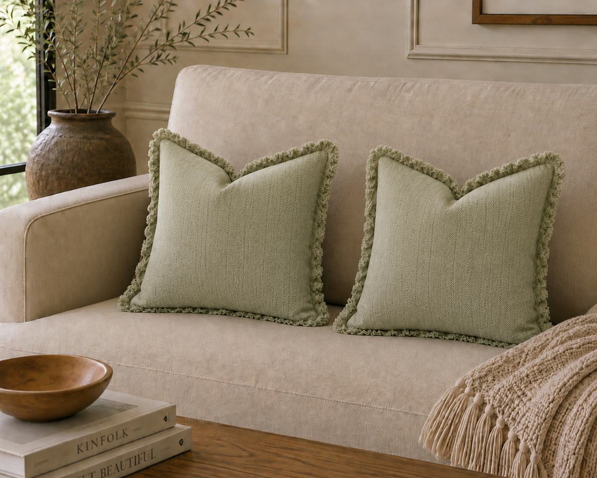 Cottesmore Fringe Sage Green