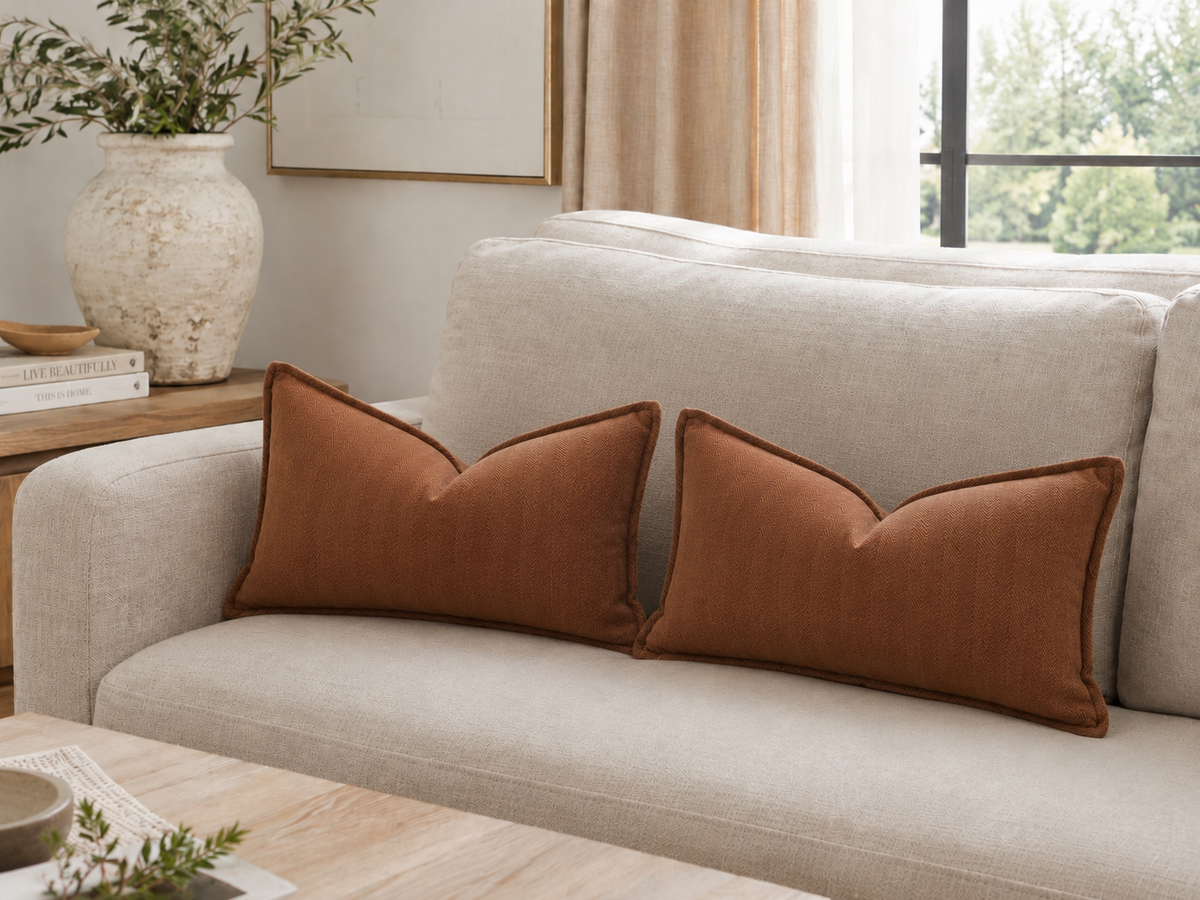 Cottesmore Herringbone Mocha Brown