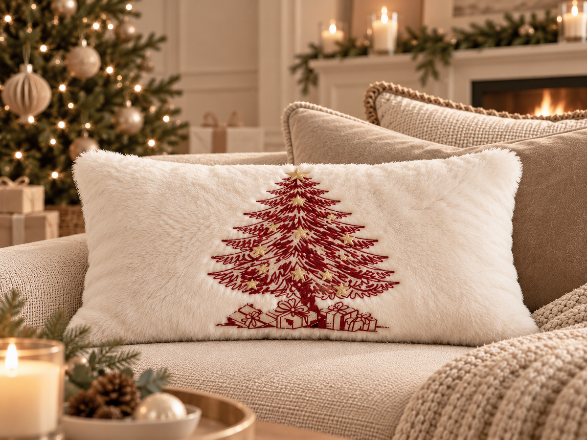 Red and Gold Christmas Tree