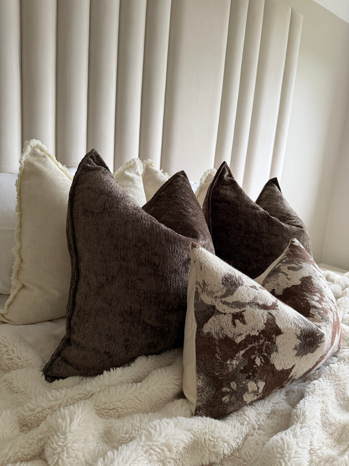 Chocolate Brown and Cream Collection
