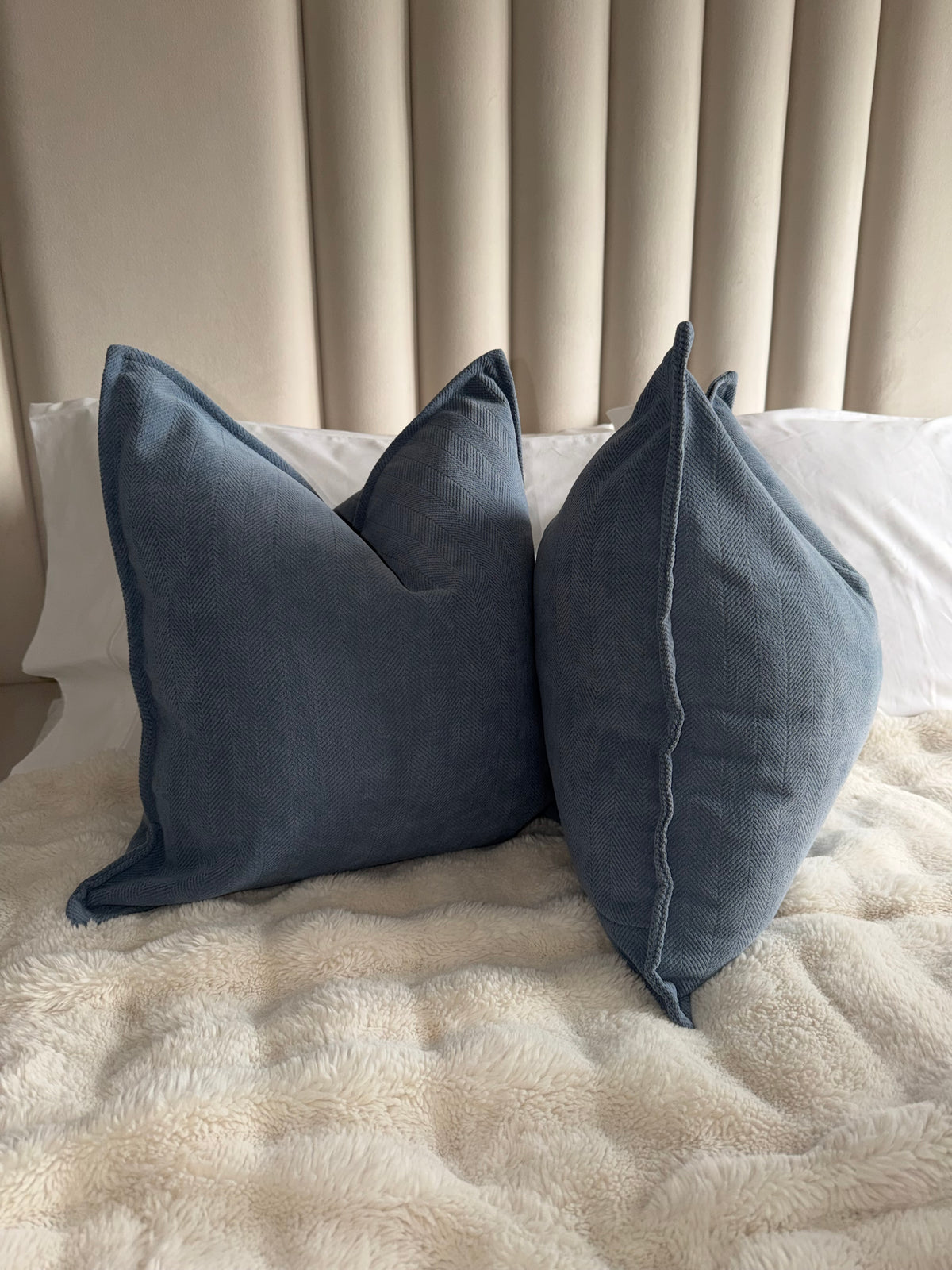 Cottesmore Herringbone Powder Blue