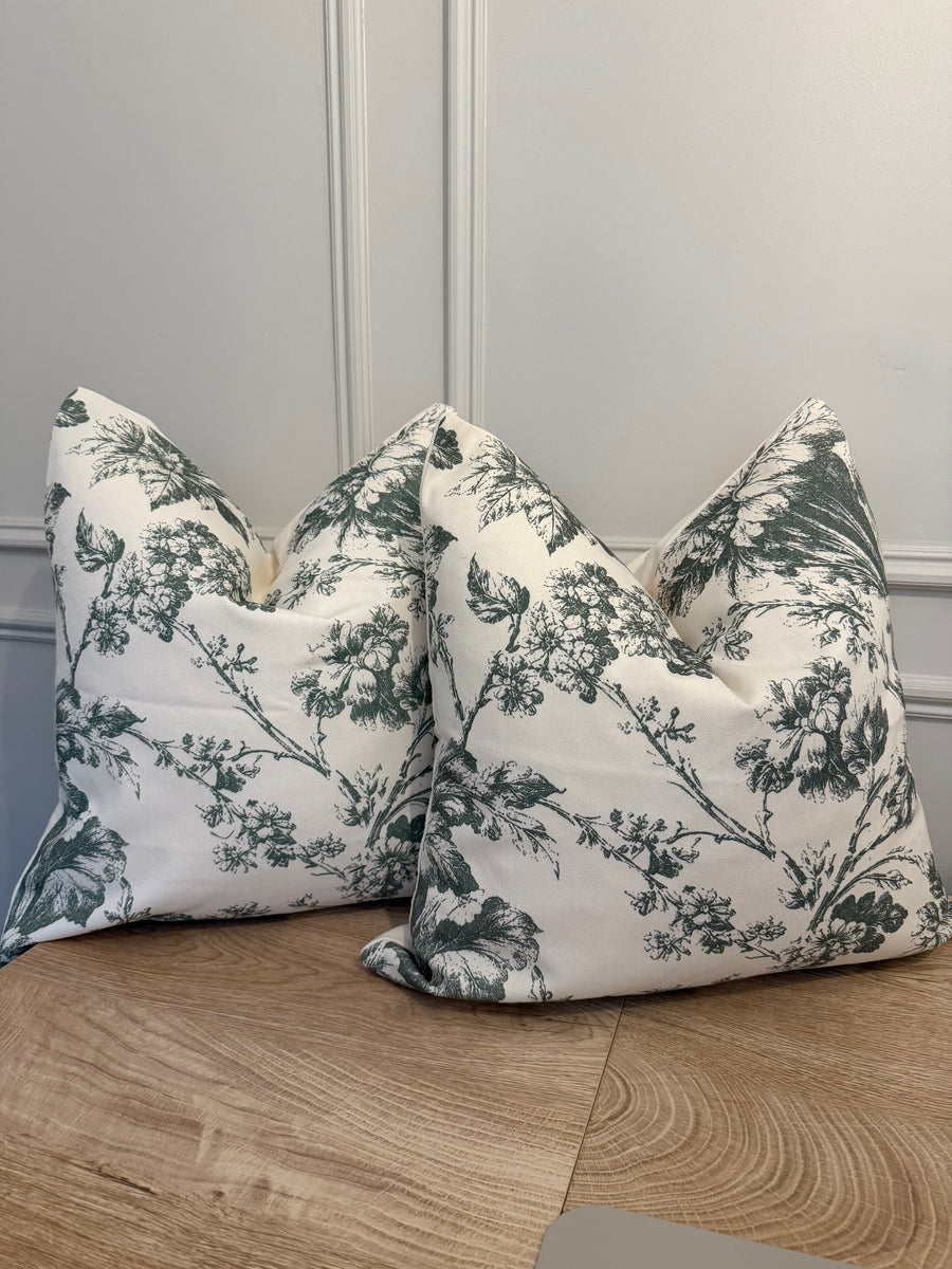 Vintage Green Floral