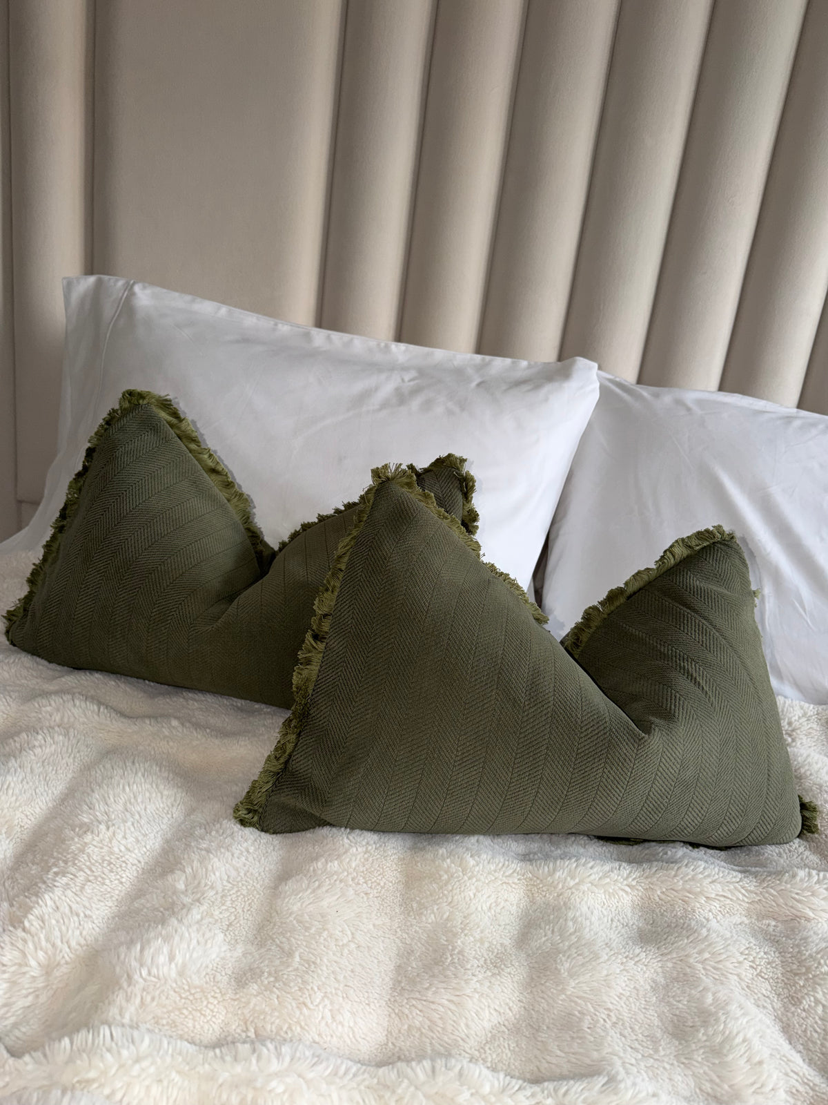 Cottesmore Fringe Olive Green