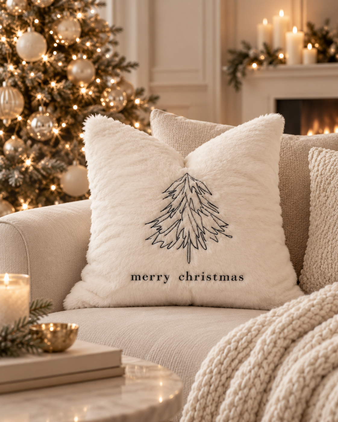 White Merry Christmas