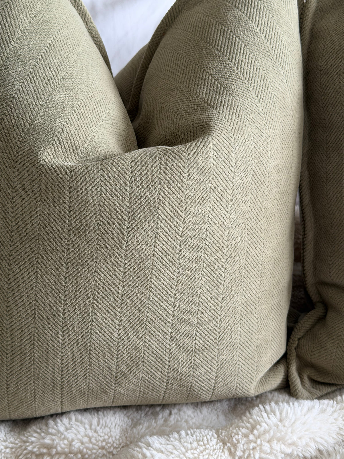 Cottesmore Herringbone Sage Green