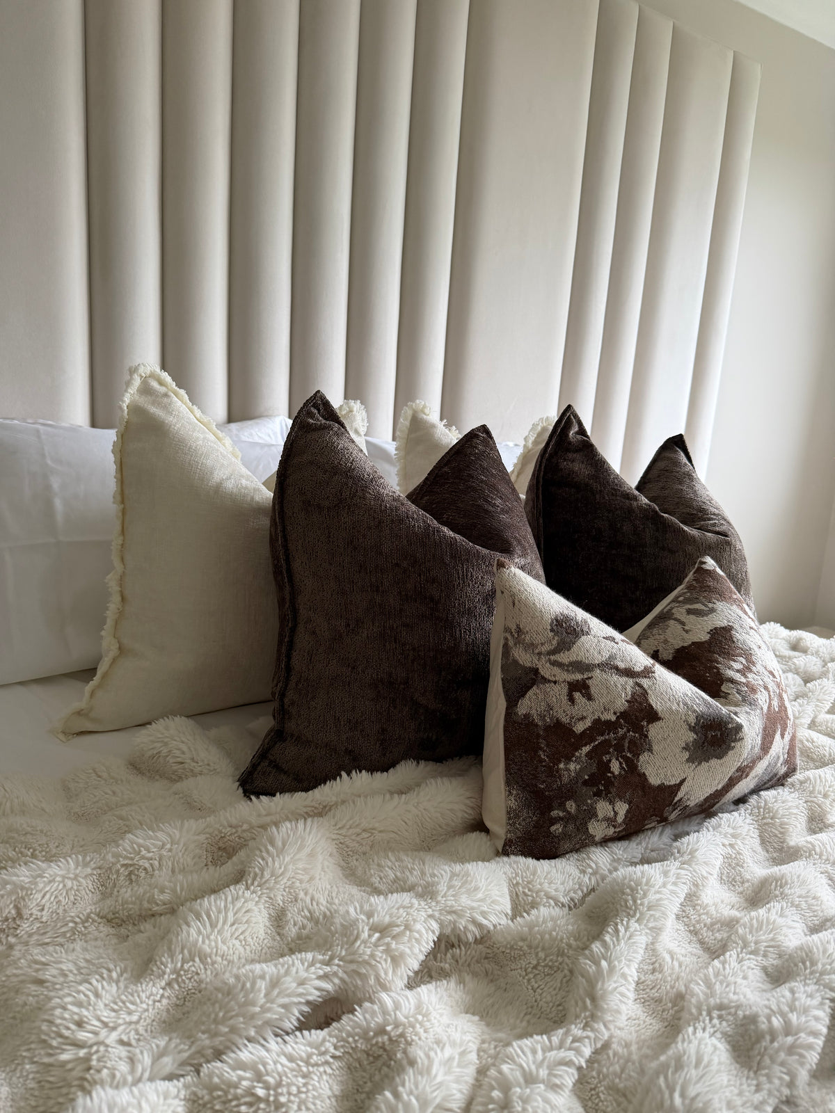 Chocolate Brown and Cream Collection