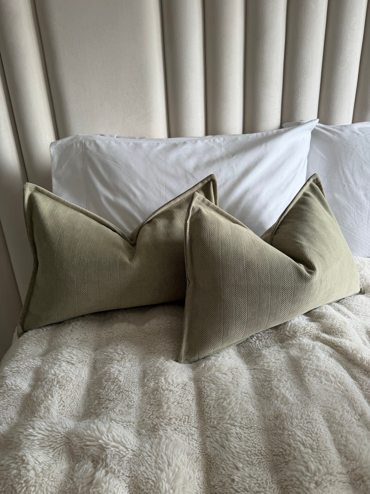 Cottesmore Herringbone Sage Green