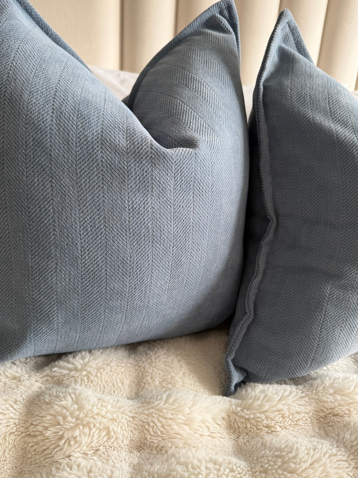 Cottesmore Herringbone Powder Blue