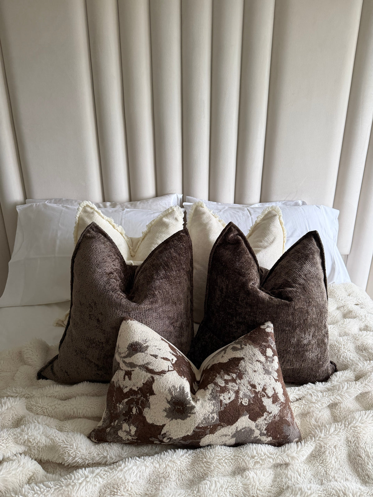 Chocolate Brown and Cream Collection