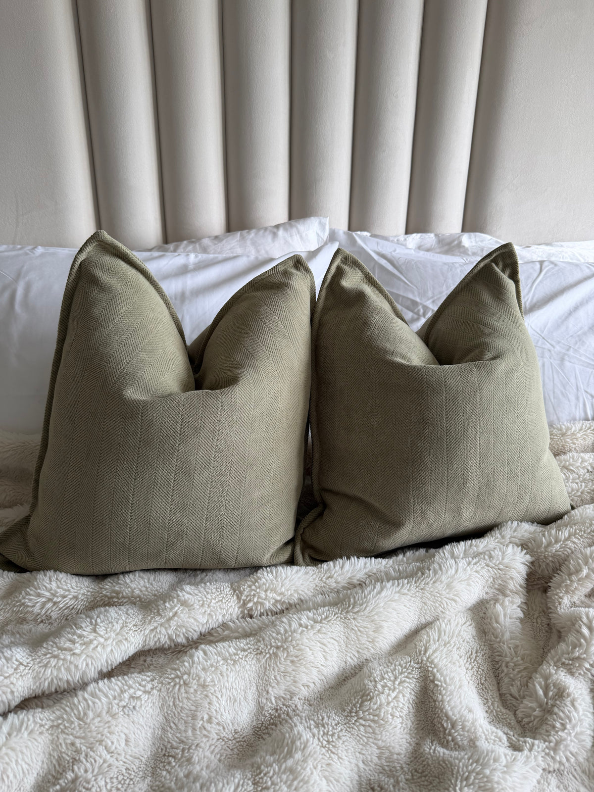 Cottesmore Herringbone Sage Green