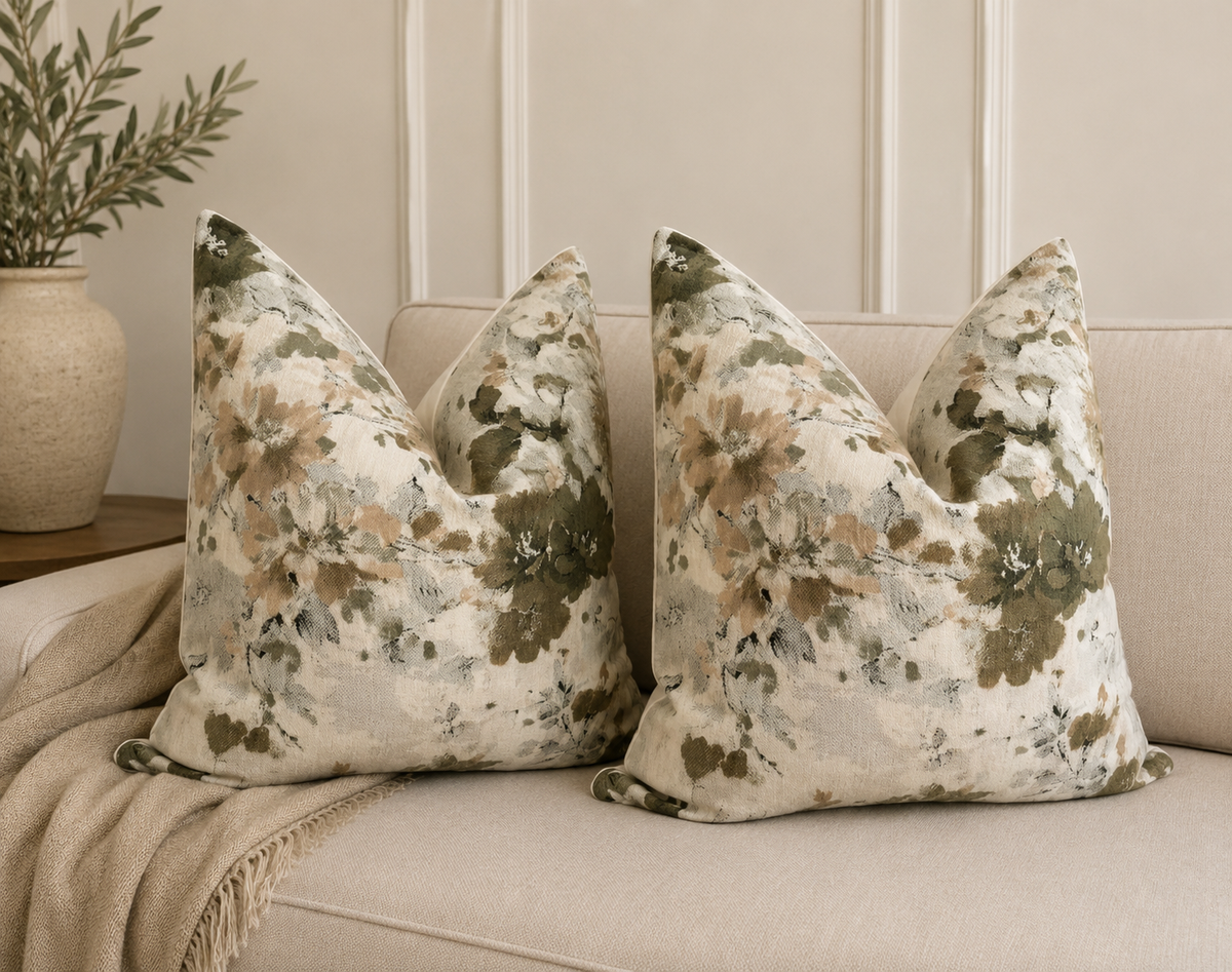 Belgravia Floral Green