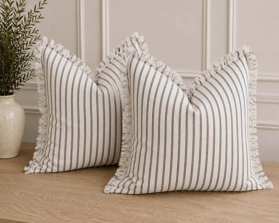 Harbour Striped Charcoal