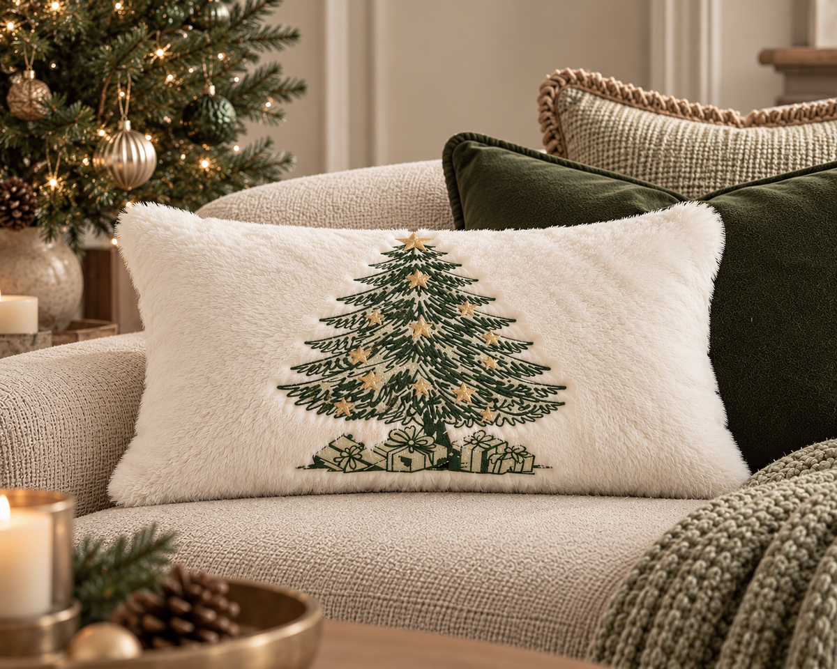 Green and Gold Christmas Tree